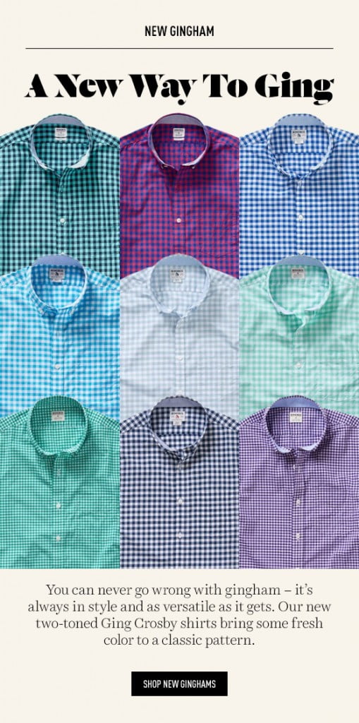 bonobos new men's gingham shirts