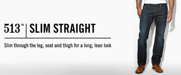 Levi's 513 Slim Straight Men's Jeans - Mensfash