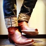 Lucchese Cowboy Boots and Jeans
