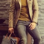 Sport Coat, Sweater and Jeans