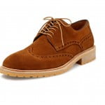 Chunky Suede Wingtips