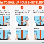 How to properly roll up your shirt sleeves