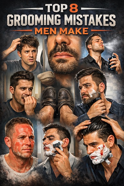 Top 8 Grooming Mistakes Men Make (And How to Fix Them)